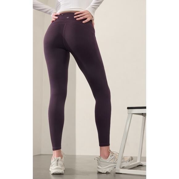 Athleta Purple Fleece Lined Leggings - Picture 1 of 2